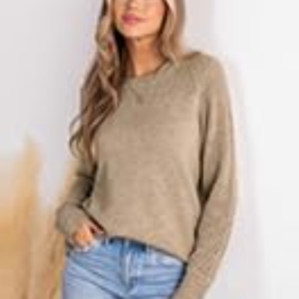 Oversized American Eagle Outfitters Scandigirl Cabincore Crew Neck Sweater